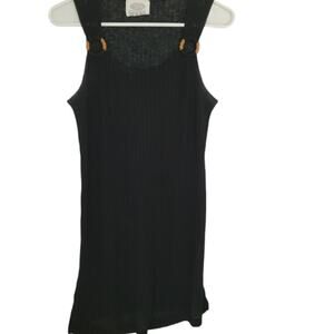 Cover Me Black Beach Cover-Up Small